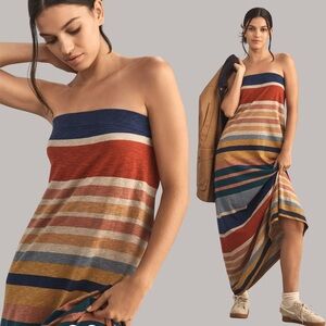Daily Practice by Anthropologie Tube Dress Maxi Striped M
